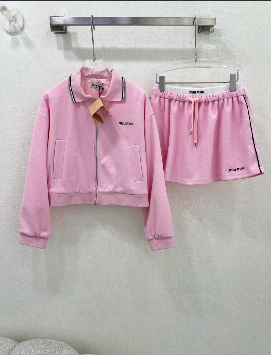 Pink Lux Skirt set